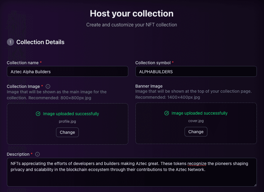 Deploy Your Collection