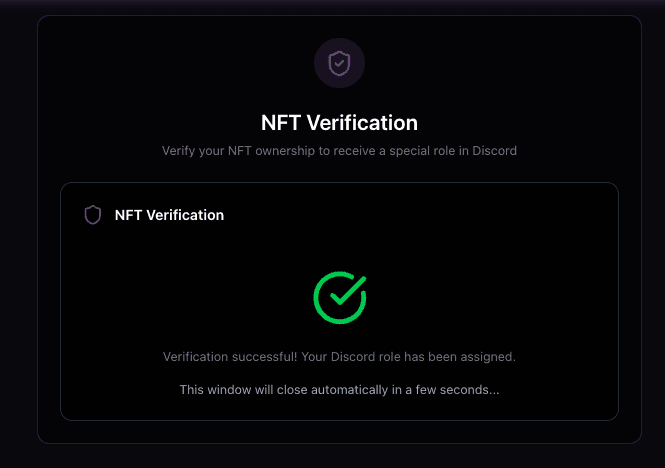 Verify Discord Roles